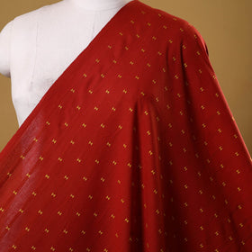 Red - prewashed cotton jacquard weave fabric 11