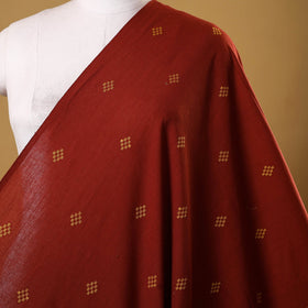 Red - prewashed cotton jacquard weave fabric 30