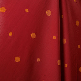 Red - prewashed cotton jacquard weave fabric 32