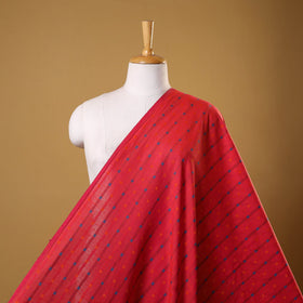 Red - prewashed cotton jacquard weave fabric 51