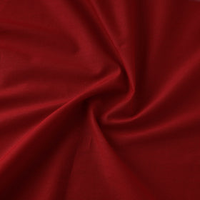 Red - prewashed plain cotton fabric 02 - handcrafted