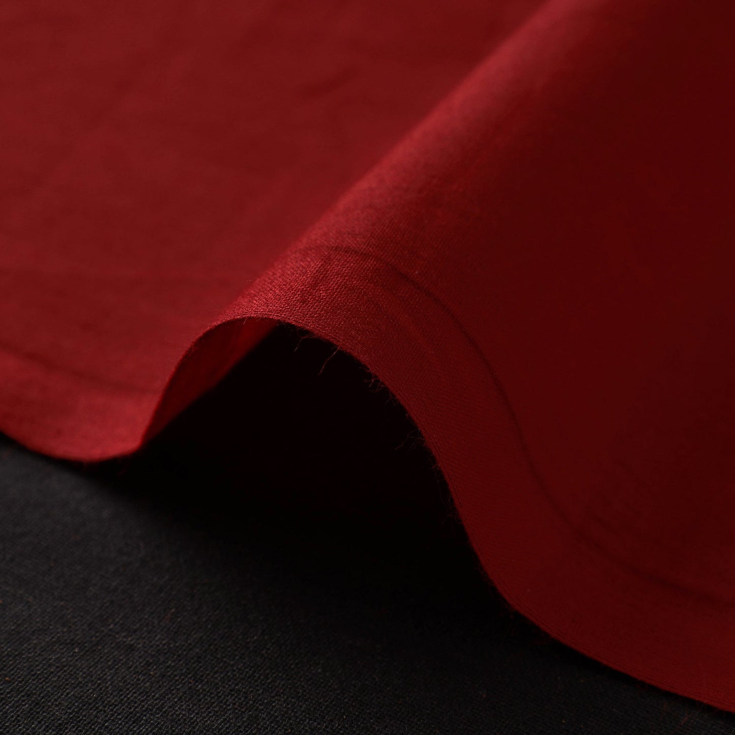 Red - prewashed plain cotton fabric 02 - handcrafted