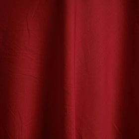 Red - prewashed cotton plain fabric 02 - handcrafted