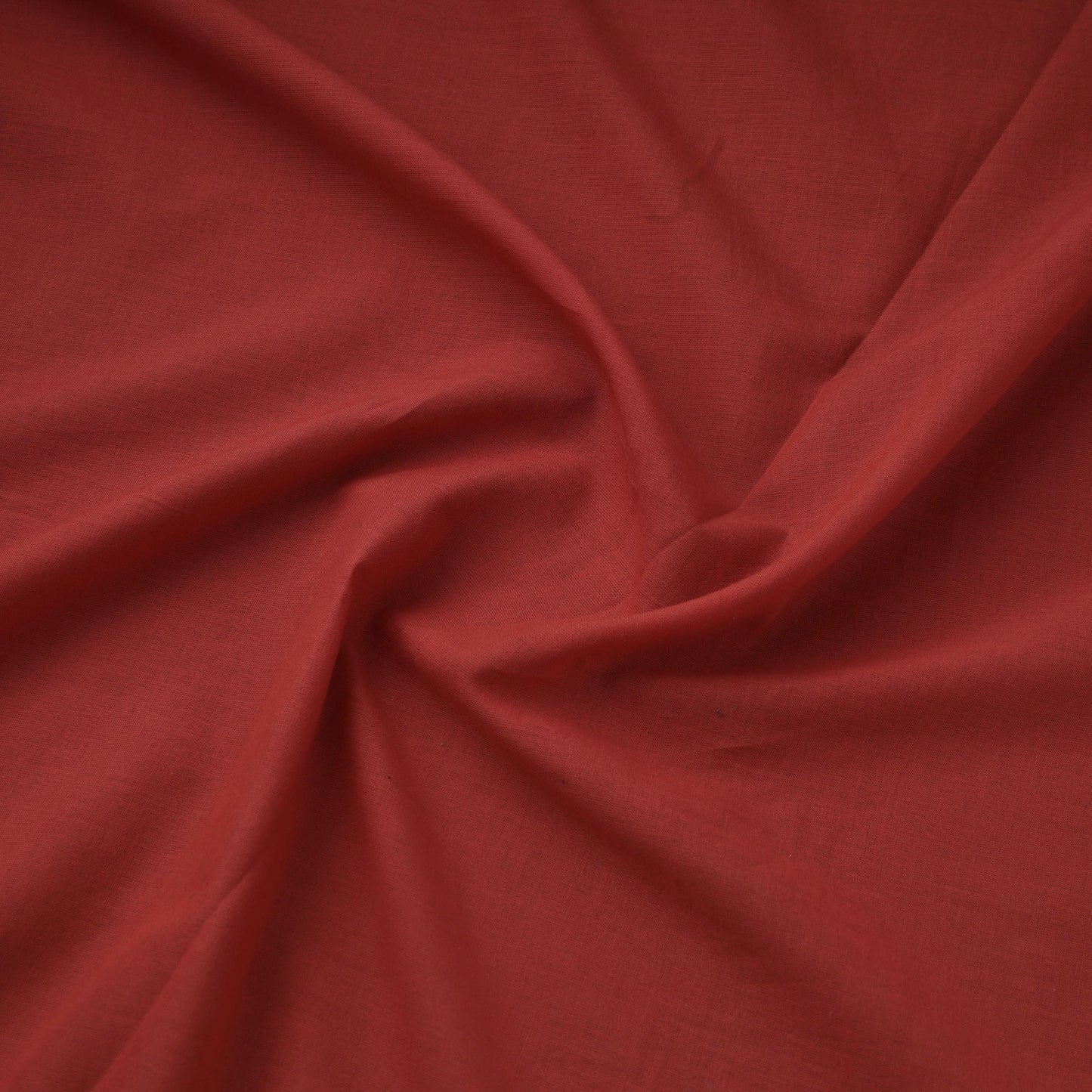 Red Prewashed Cotton Plain Fabric