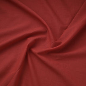 Red Prewashed Cotton Plain Fabric