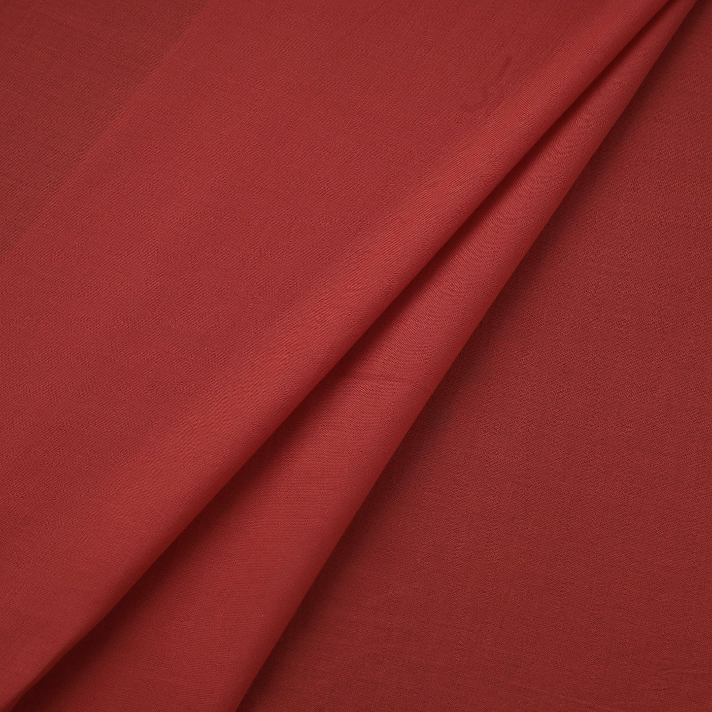 Red Prewashed Cotton Plain Fabric