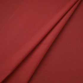 Red Prewashed Cotton Plain Fabric