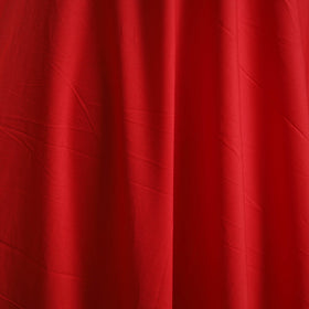Red - prewashed dyed cotton plain fabric 41 - handcrafted