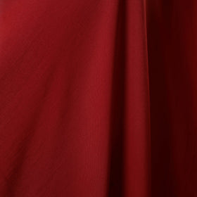 Red - prewashed plain cotton fabric 14 - handcrafted