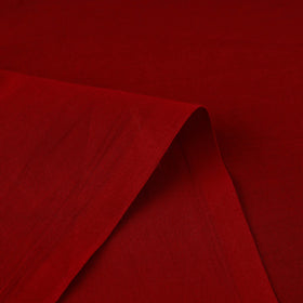 Red Prewashed Plain Cotton Fabric 