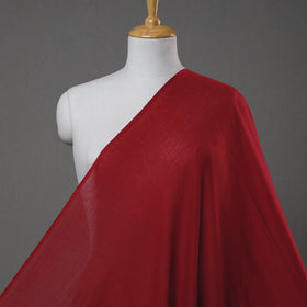 Red - prewashed plain dyed cotton fabric 35 - handcrafted