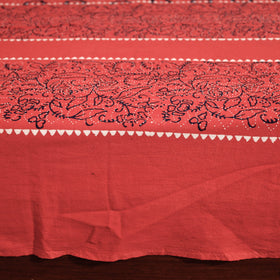 Buy Ajrakh Block Printed Cotton Double Bed Cover with Pillow Covers Online at iTokri.com