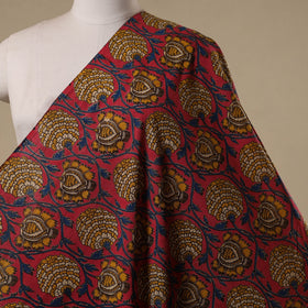 Printed cotton kalamkari fabric 01 - handcrafted