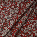 Printed cotton kalamkari fabric 01 - handcrafted