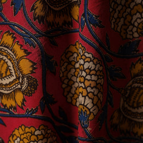 Printed cotton kalamkari fabric 01 - handcrafted