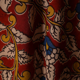 Printed cotton kalamkari fabric 03 - handcrafted