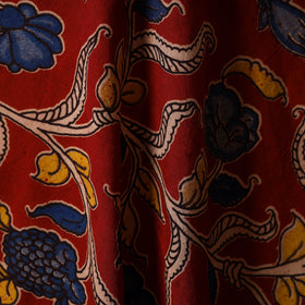 Printed cotton kalamkari fabric 05 - handcrafted