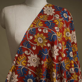 Printed cotton kalamkari fabric 06 - handcrafted