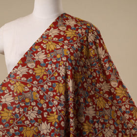 Printed cotton kalamkari fabric 08 - handcrafted
