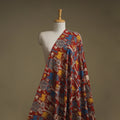 Printed cotton kalamkari fabric 08 - handcrafted