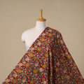 Printed cotton kalamkari fabric 08 - handcrafted