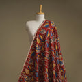 Printed cotton kalamkari fabric 13 - handcrafted