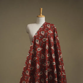 Printed cotton kalamkari fabric 14 - handcrafted
