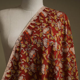 Printed cotton kalamkari fabric 16 - handcrafted