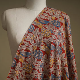 Printed cotton kalamkari fabric 18 - handcrafted
