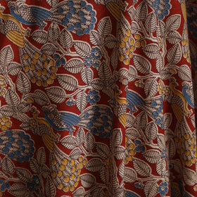 Printed cotton kalamkari fabric 18 - handcrafted