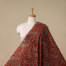 Printed cotton kalamkari fabric 28 - handcrafted