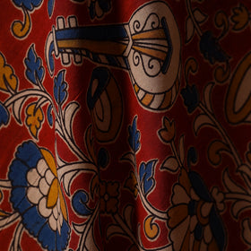 Printed cotton kalamkari fabric 32 - handcrafted