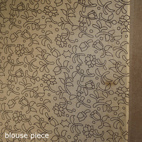 Red - printed cotton nellore kalamkari saree 03