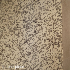 Red - printed cotton nellore kalamkari saree 20