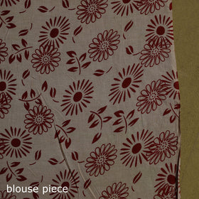 Printed cotton nellore kalamkari saree 36 - handcrafted