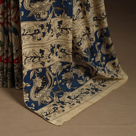 Red - printed cotton nellore kalamkari saree 84