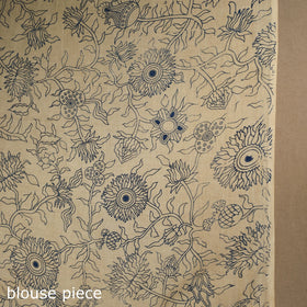 Red - printed cotton nellore kalamkari saree 84