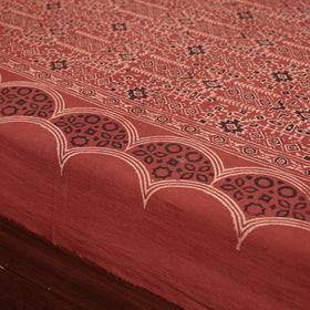  Ajrakh Block Printed Cotton Single Bed Cover 