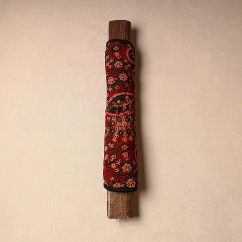 Red - printed handmade fridge handle cover 26 - handcrafted