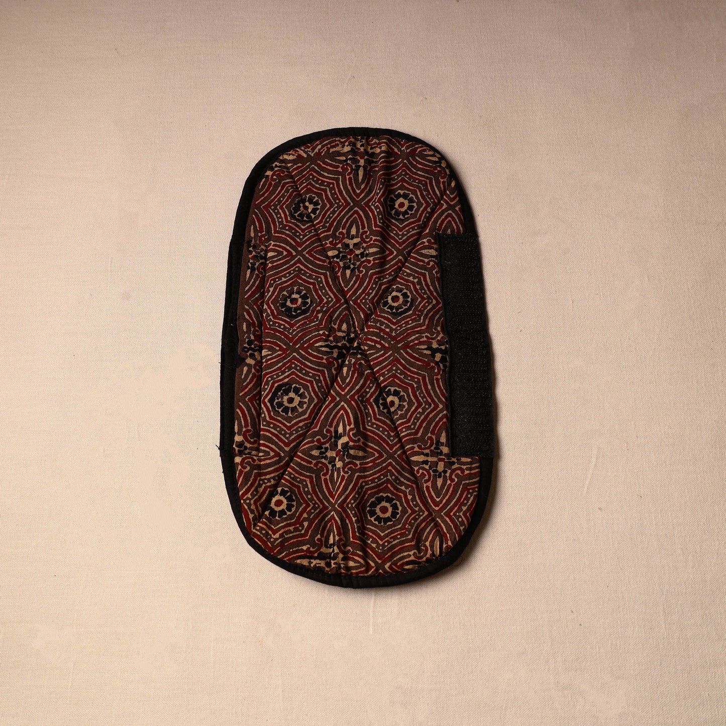 Red - printed handmade fridge handle cover 26 - handcrafted
