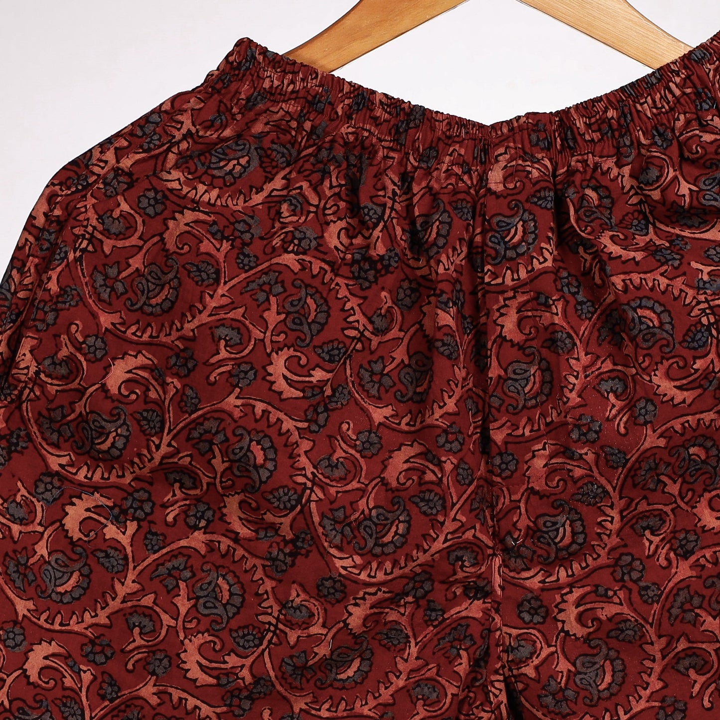 Red - printing cotton unisex boxer/shorts - handcrafted