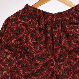 Red - printing cotton unisex boxer/shorts - handcrafted