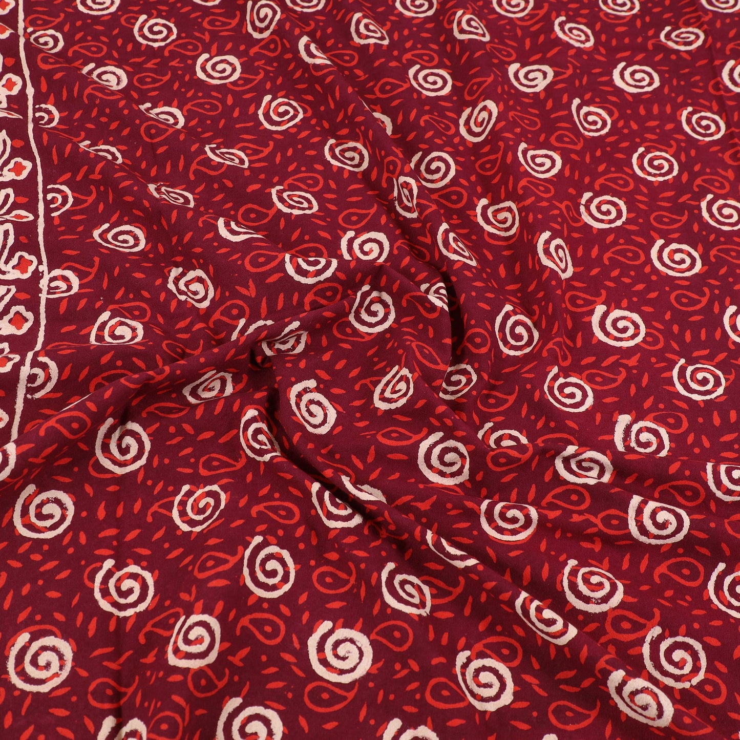 Pure Cotton Double Bagru Print Bed Cover Set 02