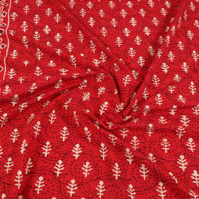 Red - pure cotton double bagru bed cover set 18