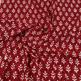 Buy Red Pure Cotton Double Sanganeri Print Bed Sheet