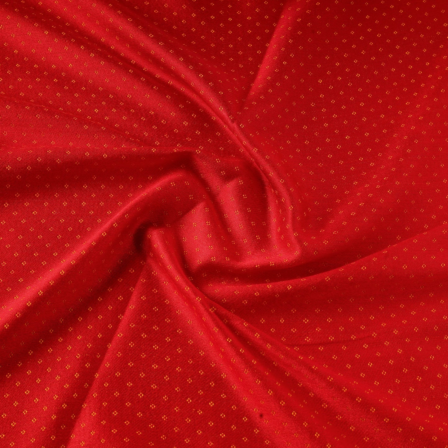 Red - pure handloom silk cotton mashru fabric (width - 22