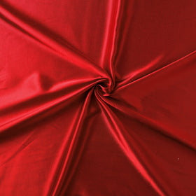 Red - pure mashru silk plain fabric (width - 46 in) 16