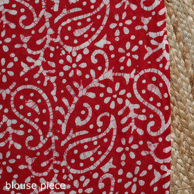 Pure mul cotton hand block batik print saree 04