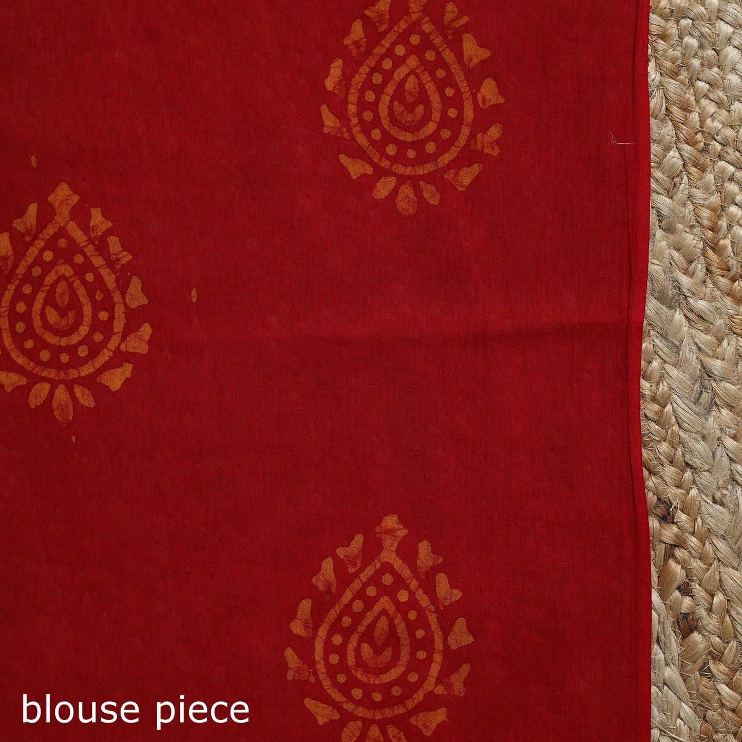 Pure mul cotton hand block batik print saree 09