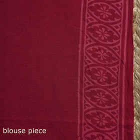 Pure mul cotton hand block batik print saree 21